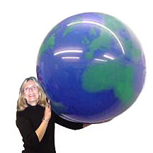Extra Large 36 inch Earth Balloon Latex