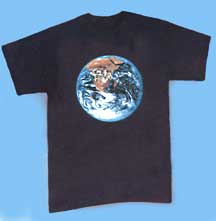 earth t shirt t-shirt