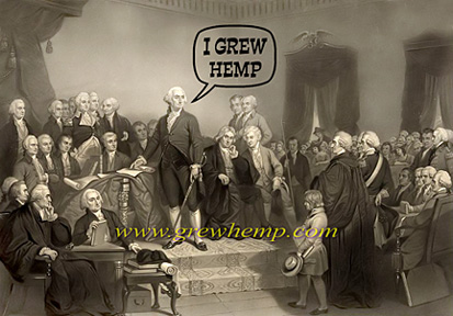 washington grew hemp - inauguration