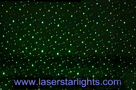 laser star lights green light show
