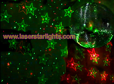 laser star lights red and green projector isco ball