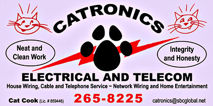 catronics cat cook electrician nevady city