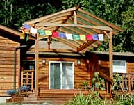 Prayer Flags on House