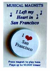 Musical Magnet plays I left my heart in San Francisco