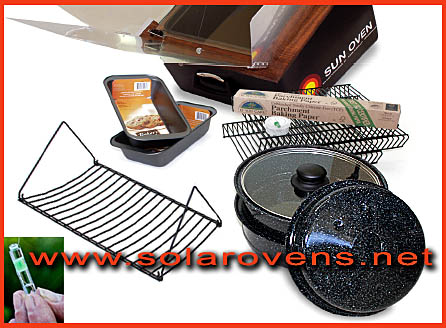 Sun Oven with Pots and Pans and Racks and WAPI