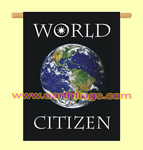 world citizen earth banner