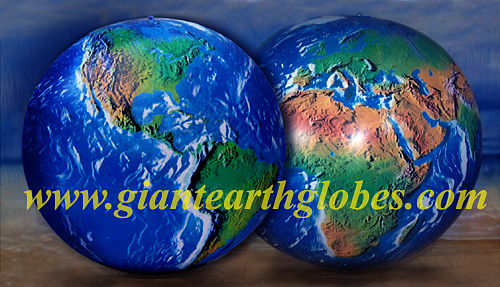 6 ft inflatable earth balloon ball