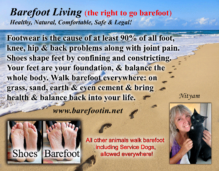 Right to go Barefoot
