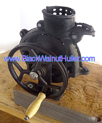 Hand Crank Black Walnut Huller