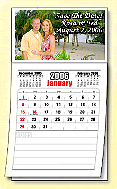 Calendar Magnet Tear off Sheets