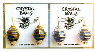 Crystal Ball Earrings