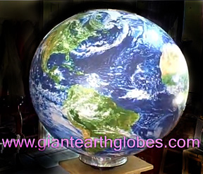 earth globe revolving lazy susan display