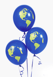 earth balloons 11 inch