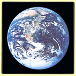 earth fridge magnet