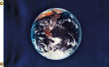 Earth Flags - Planet Earth as seen from Space Flag