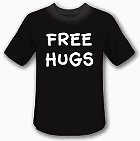 free hugs t-shirt