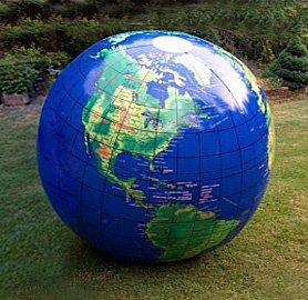 Inflatable 33 Globe Giant Beach Ball