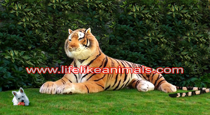 huge stuffed tiger