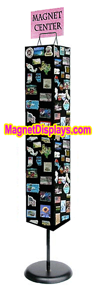 Refrigerator Magnet Displays - Countertop Floor Spinners