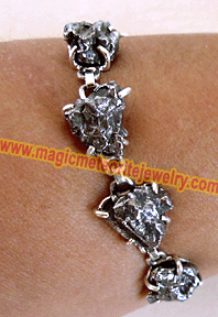 magic meteorite bracelet wrist