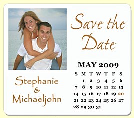 calendar magnet save the date