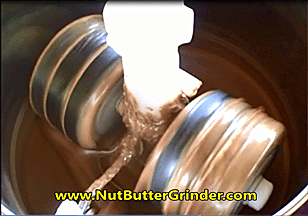 Nut Butter Grinder in Processs