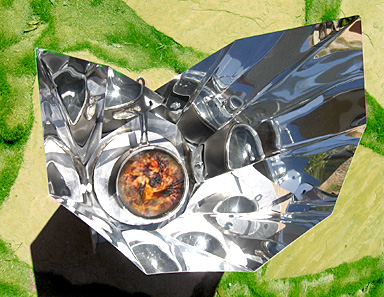 Octagon solar cooker cooking