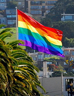 Giant Rainbow Flag Nylon 4x6 ft - 5x8 ft