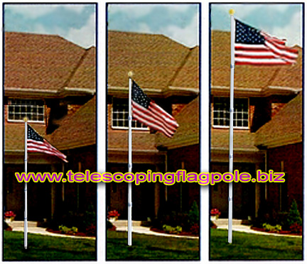 telescoping flagpoles