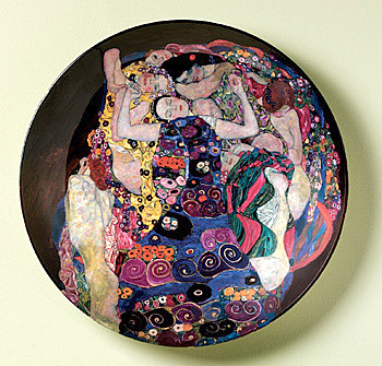 the virgin plate by klimt