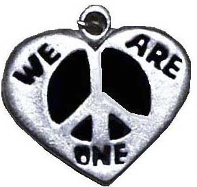 We are one heart necklace