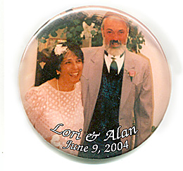 button photo magnet 3 inch metal round custom