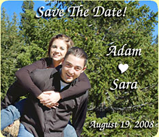 save the date magnet