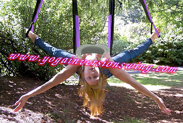 yoga swing purple
