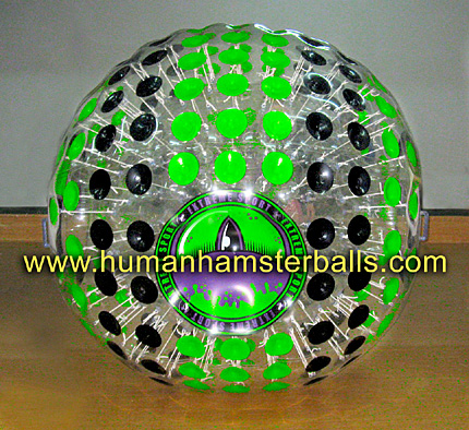 zorb human hamsterball green